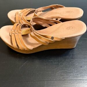 UGG Women's Brown Strappy Sandals